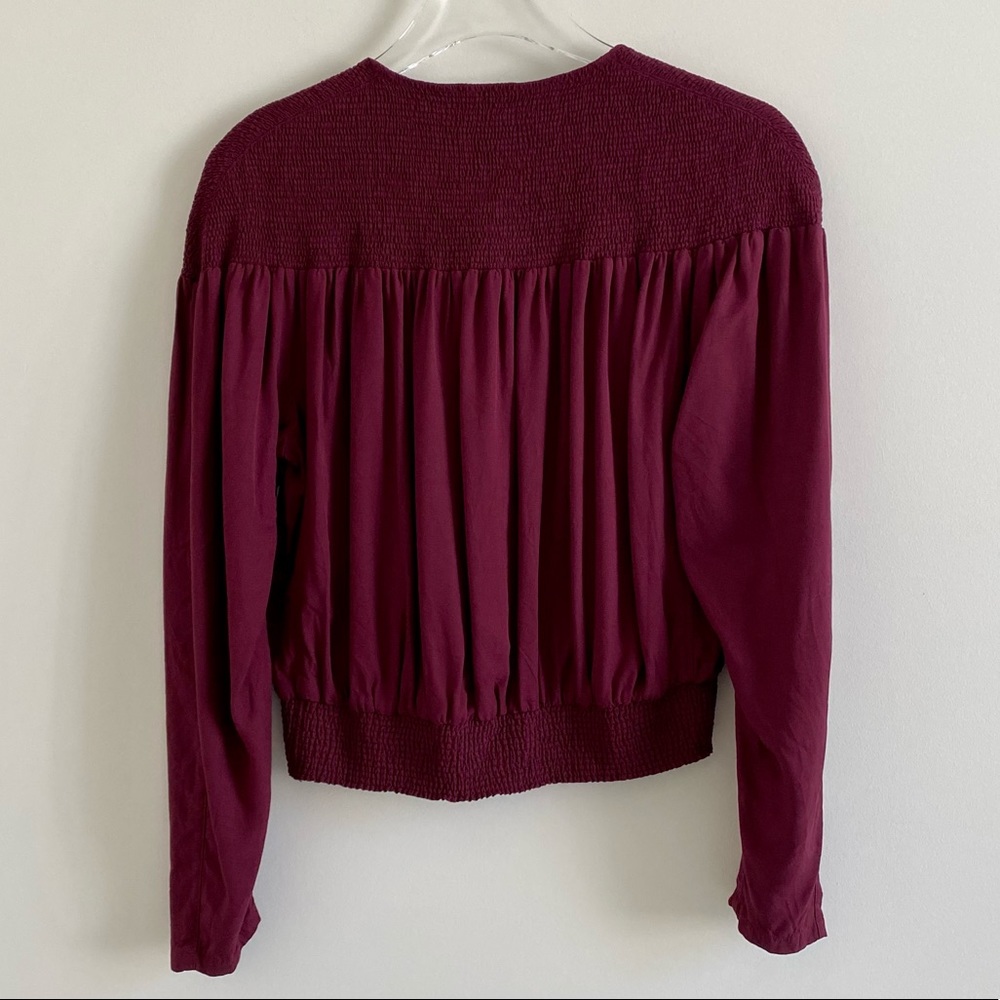 Uniqlo Ruched Blouse - Picture 3 of 16